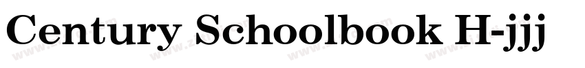 Century Schoolbook H字体转换